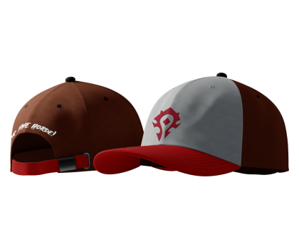 Odzież dla graczy Merch World of Warcraft For The Horde Baseball Cap (czapka z daszk
